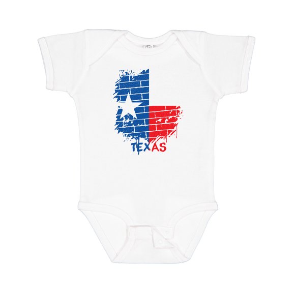 Inktastic Graffiti Texas State Flag Boys or Girls Baby Bodysuit