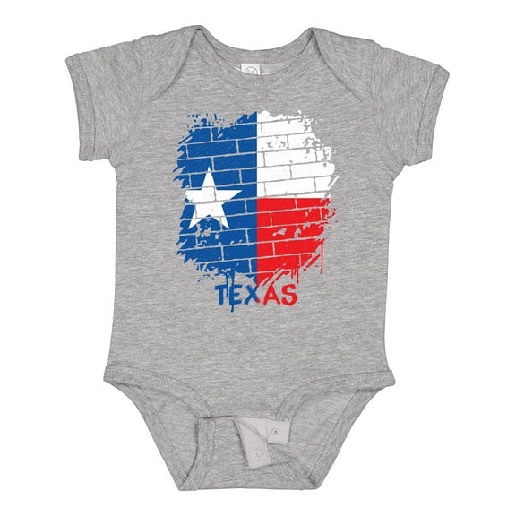 Inktastic Graffiti Texas State Flag Boys or Girls Baby Bodysuit