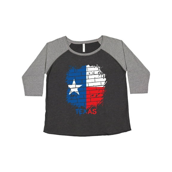 Inktastic Graffiti Texas State Flag Women's Plus Size T-Shirt