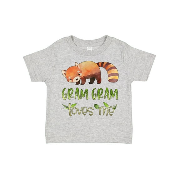 Inktastic Gram Gram Loves Me Cute Red Panda Boys or Girls Toddler T-Shirt
