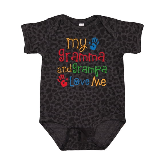 Inktastic Gramma and Grampa Love Me Boys or Girls Baby Bodysuit