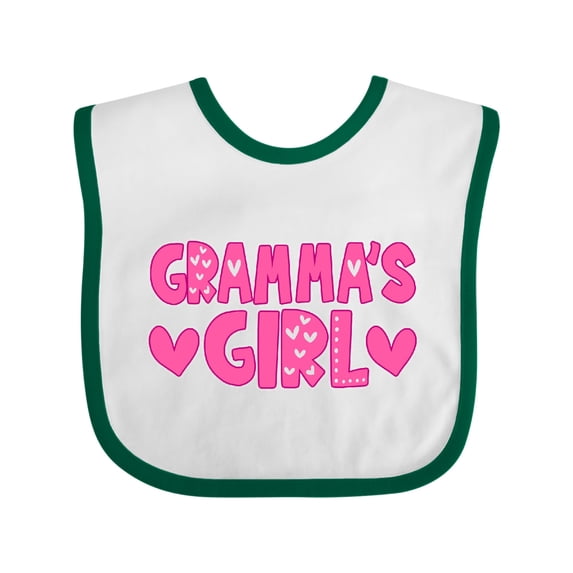 Inktastic Gramma's Granddaughter Gift Girls Baby Bib