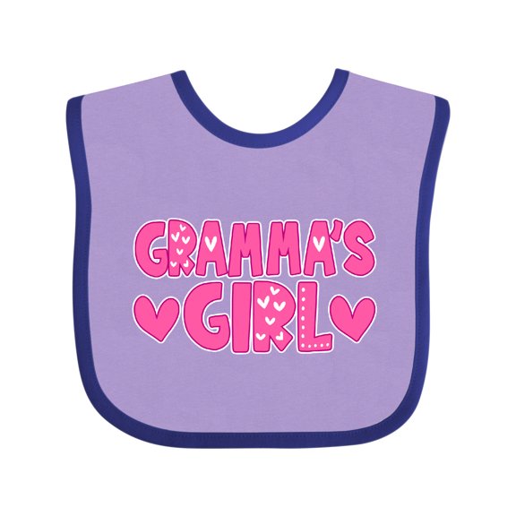 Inktastic Gramma's Granddaughter Gift Girls Baby Bib