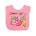 thumbnail image 1 of Inktastic Gramma's Little Jellybean Cute Easter Candy Boys or Girls Baby Bib, 1 of 4