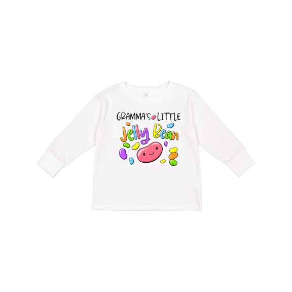 Inktastic Gramma's Little Jellybean Cute Easter Candy Boys or Girls Long Sleeve Toddler T-Shirt