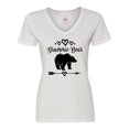 thumbnail image 1 of Inktastic Grammie Bear Grandma Women's V-Neck T-Shirt, 1 of 5