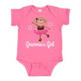 thumbnail image 1 of Inktastic Grammie Girl Ballerina Monkey Girls Baby Bodysuit, 1 of 5