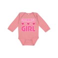 thumbnail image 1 of Inktastic Grammie Girl Granddaughter Gift Girls Long Sleeve Baby Bodysuit, 1 of 5