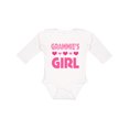 thumbnail image 1 of Inktastic Grammie Girl Granddaughter Gift Girls Long Sleeve Baby Bodysuit, 1 of 5