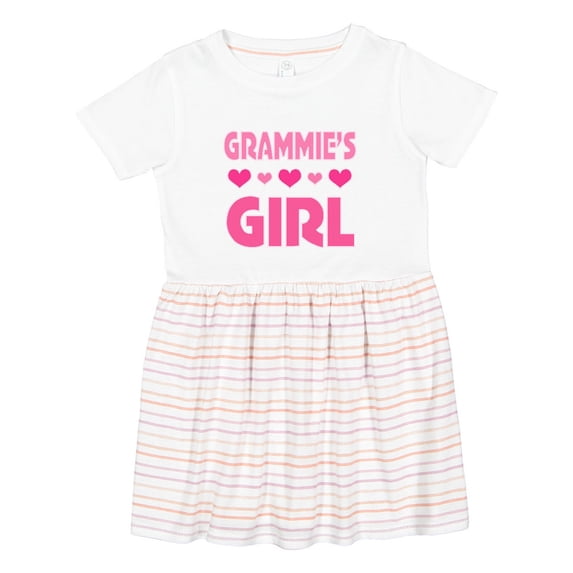 Inktastic Grammie Girl Granddaughter Girls Toddler Dress