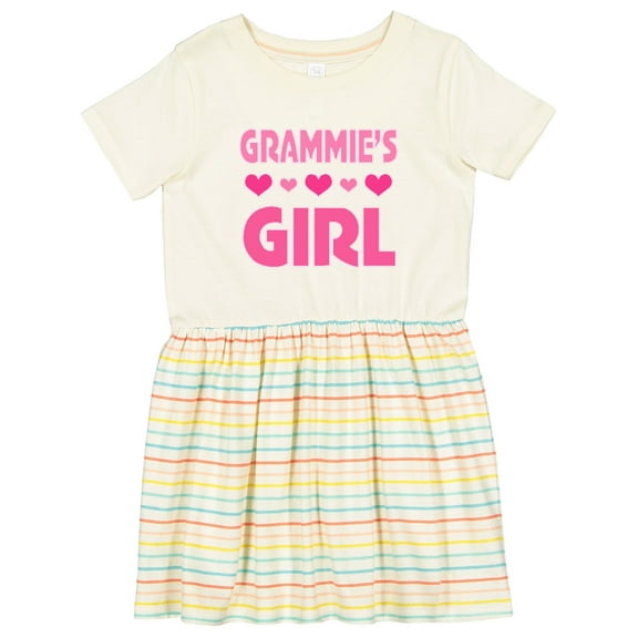 Inktastic Grammie Girl Granddaughter Girls Toddler Dress