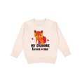 thumbnail image 1 of Inktastic Grammie Loves Me Grandchild Fox Toddler Sweatshirt, 1 of 4