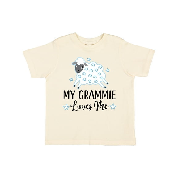 Inktastic Grammie Loves Me Grandson Boy Lamb Boys or Girls Toddler T-Shirt