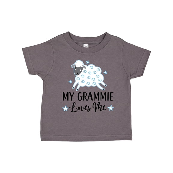 Inktastic Grammie Loves Me Grandson Boy Lamb Boys or Girls Toddler T-Shirt