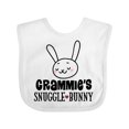 thumbnail image 1 of Inktastic Grammie Snuggle Bunny Easter Boys or Girls Baby Bib, 1 of 4