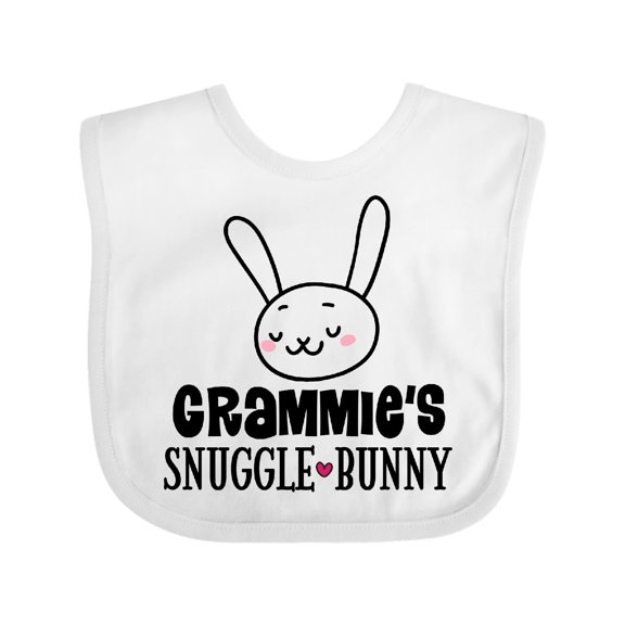 Inktastic Grammie Snuggle Bunny Easter Boys or Girls Baby Bib