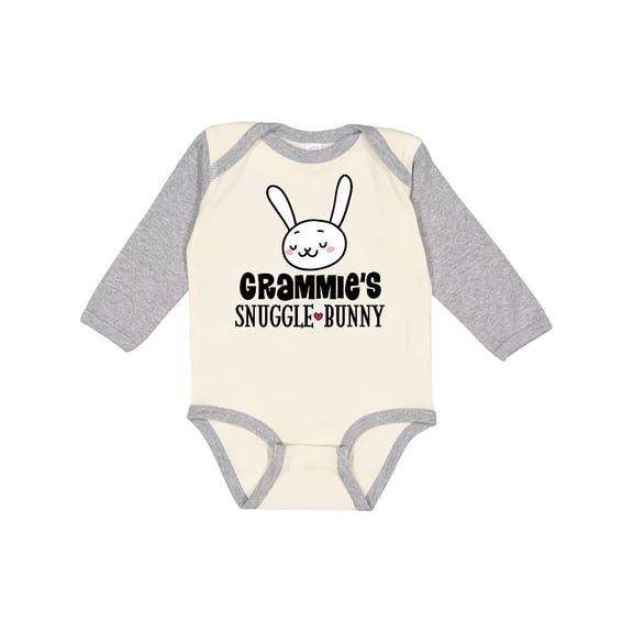 Inktastic Grammie Snuggle Bunny Easter Boys or Girls Long Sleeve Baby Bodysuit