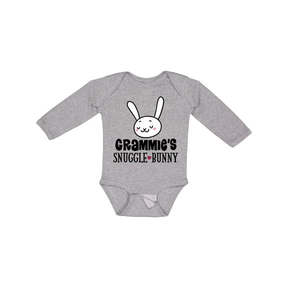Inktastic Grammie Snuggle Bunny Easter Boys or Girls Long Sleeve Baby Bodysuit