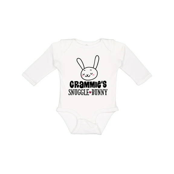 Inktastic Grammie Snuggle Bunny Easter Boys or Girls Long Sleeve Baby Bodysuit