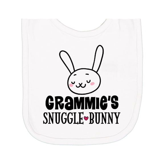 Inktastic Grammie Snuggle Bunny Easter Newborn Bib