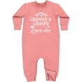 thumbnail image 1 of Inktastic Grammie and Grampie Love Me Baby Fleece Romper, 1 of 4