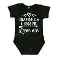 thumbnail image 1 of Inktastic Grammie and Grampie Love Me Boys or Girls Baby Bodysuit, 1 of 5