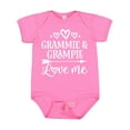 thumbnail image 1 of Inktastic Grammie and Grampie Love Me Boys or Girls Baby Bodysuit, 1 of 5