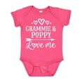 thumbnail image 1 of Inktastic Grammie and Poppy Love Me Boys or Girls Baby Bodysuit, 1 of 5
