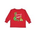 thumbnail image 1 of Inktastic Grammy Boy Grandson Dinosaur Boys Long Sleeve Toddler T-Shirt, 1 of 5