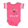 thumbnail image 1 of Inktastic Grammy Girl Ballerina Monkey Girls Baby Bodysuit, 1 of 5