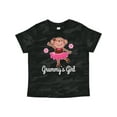 thumbnail image 1 of Inktastic Grammy Girl Ballerina Monkey Girls Toddler T-Shirt, 1 of 5