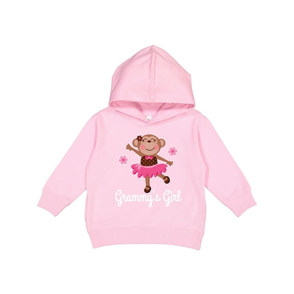 Inktastic Grammy Girl Ballerina Monkey Toddler Hoodie