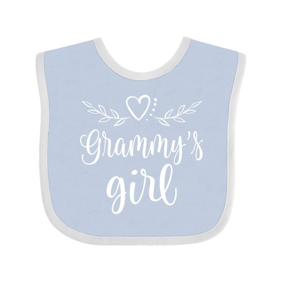 Inktastic Grammy Girl Granddaughter Girls Baby Bib