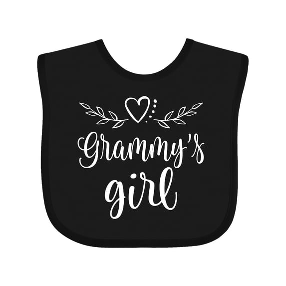 Inktastic Grammy Girl Granddaughter Girls Baby Bib