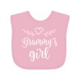 thumbnail image 1 of Inktastic Grammy Girl Granddaughter Girls Baby Bib, 1 of 4