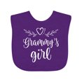 thumbnail image 1 of Inktastic Grammy Girl Granddaughter Girls Baby Bib, 1 of 4