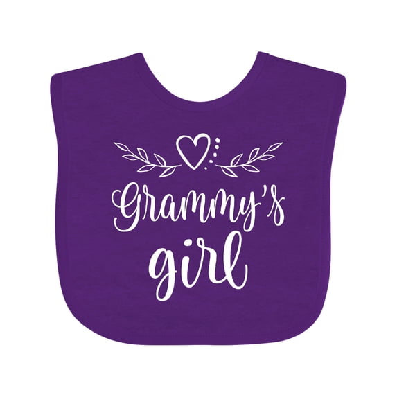 Inktastic Grammy Girl Granddaughter Girls Baby Bib