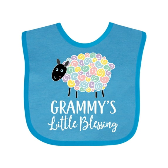 Inktastic Grammy Grandchild Lamb Boys or Girls Baby Bib