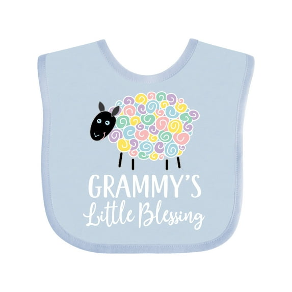 Inktastic Grammy Grandchild Lamb Boys or Girls Baby Bib