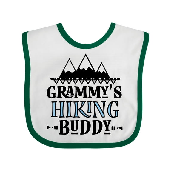 Inktastic Grammy Hiking Buddy Hiker Boys Baby Bib