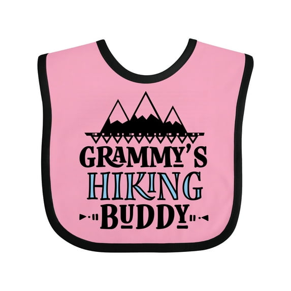 Inktastic Grammy Hiking Buddy Hiker Boys Baby Bib