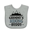 thumbnail image 1 of Inktastic Grammy Hiking Buddy Hiker Boys Baby Bib, 1 of 4
