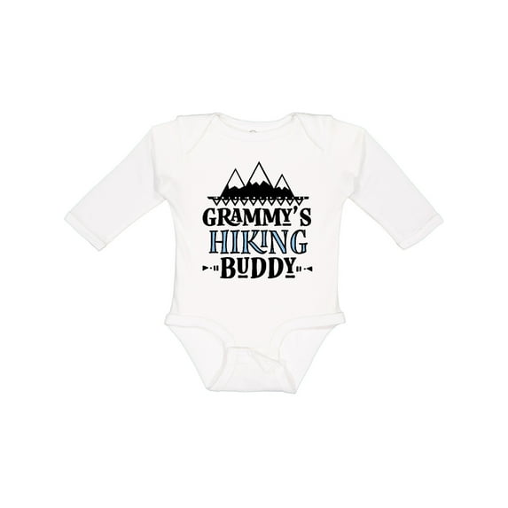 Inktastic Grammy Hiking Buddy Hiker Boys Long Sleeve Baby Bodysuit