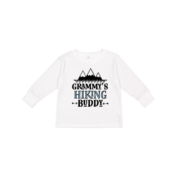 Inktastic Grammy Hiking Buddy Hiker Boys Long Sleeve Toddler T-Shirt