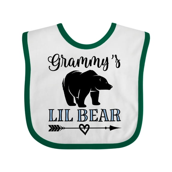 Inktastic Grammy Lil Bear Grandson Boys Baby Bib