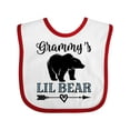 thumbnail image 1 of Inktastic Grammy Lil Bear Grandson Boys Baby Bib, 1 of 4