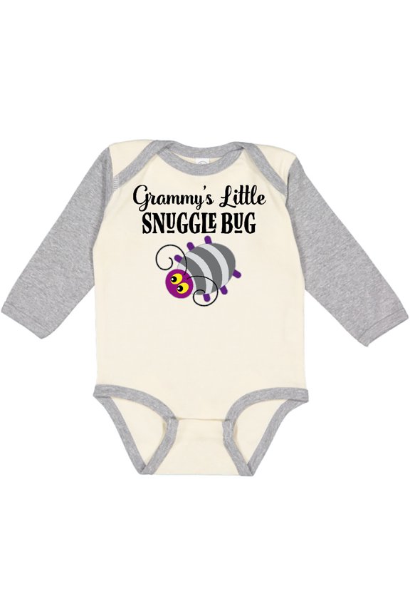 Grammy Little Snuggle Bug Boys or Girls Long Sleeve Baby Bodysuit