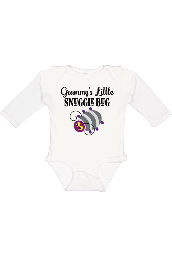 Grammy Little Snuggle Bug Boys or Girls Long Sleeve Baby Bodysuit