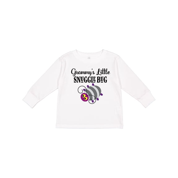 Inktastic Grammy Little Snuggle Bug Boys or Girls Long Sleeve Toddler T-Shirt