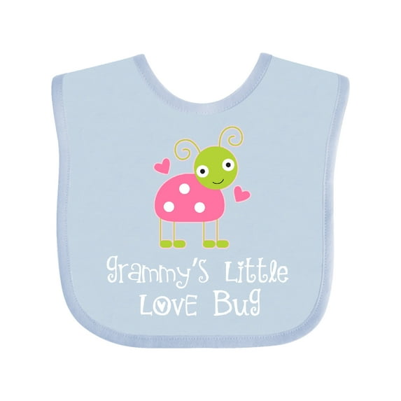 Inktastic Grammy Love Bug Valentines Day Childs Girls Baby Bib
